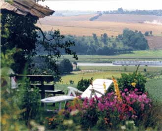 Blick auf das Elbtal (90 m über den Elbspiegel)