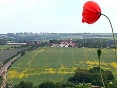 Bild mit Ausblick nach Zadel, Diera und Meißen