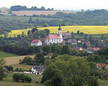 süd-westliche Aussicht auf die Umgebung